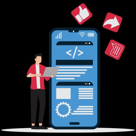 Mobile app UI design